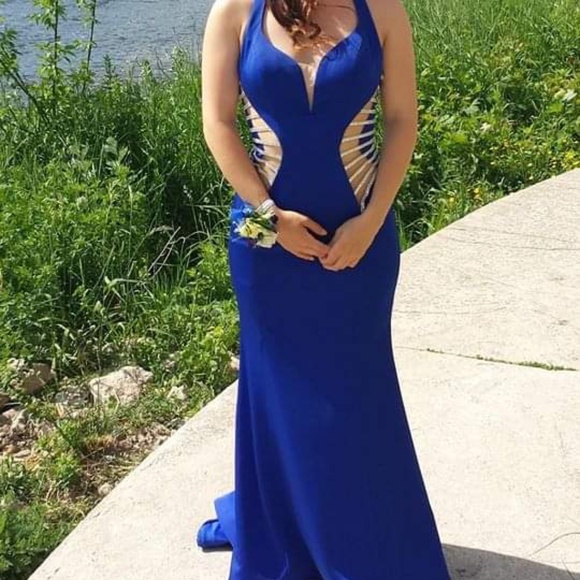 Royal Blue Prom Dress - Picture 11 of 11